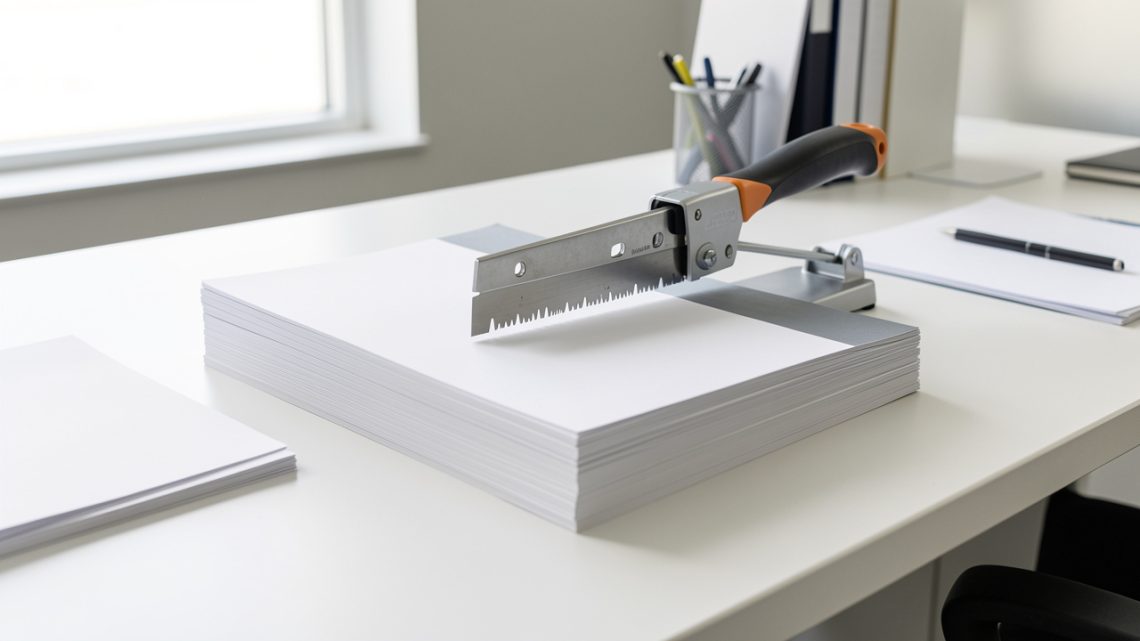 Massicot rogneuse papier professionnel : le guide pour bien choisir